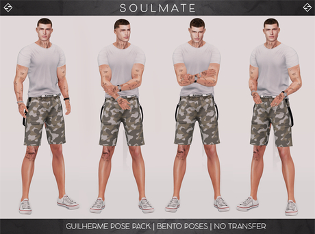 Second Life Marketplace - Soulmate - Guilherme Pose Pack [Add/Touch]